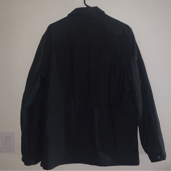 Goodthreads Men's Natural Barncoat Button Jacket Pockets Black Size Medium - Picture 3 of 3